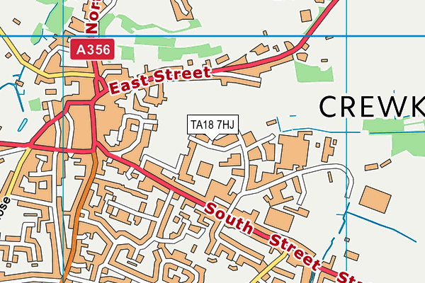 TA18 7HJ map - OS VectorMap District (Ordnance Survey) TA18 7HJ map - OS VectorMap District (Ordnance Survey)