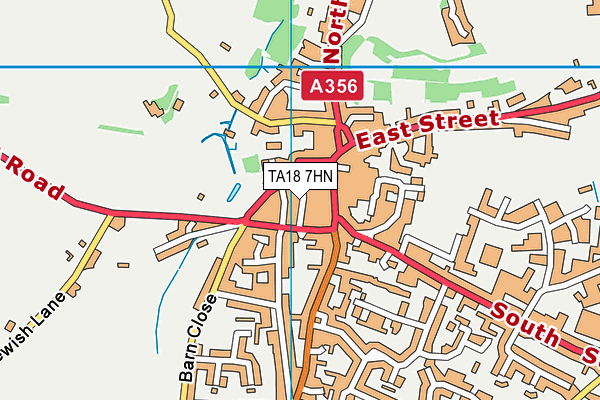 TA18 7HN map - OS VectorMap District (Ordnance Survey) TA18 7HN map - OS VectorMap District (Ordnance Survey)