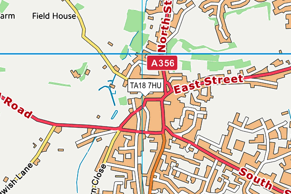 TA18 7HU map - OS VectorMap District (Ordnance Survey) TA18 7HU map - OS VectorMap District (Ordnance Survey)
