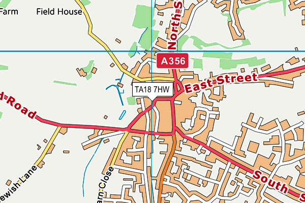 TA18 7HW map - OS VectorMap District (Ordnance Survey) TA18 7HW map - OS VectorMap District (Ordnance Survey)