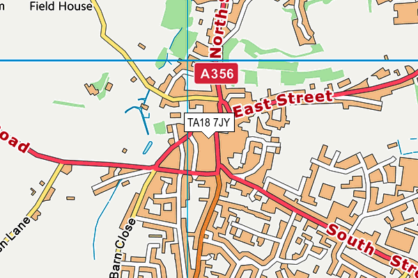 TA18 7JY map - OS VectorMap District (Ordnance Survey) TA18 7JY map - OS VectorMap District (Ordnance Survey)