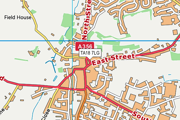 TA18 7LG map - OS VectorMap District (Ordnance Survey) TA18 7LG map - OS VectorMap District (Ordnance Survey)