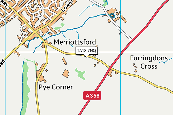 TA18 7NQ map - OS VectorMap District (Ordnance Survey) TA18 7NQ map - OS VectorMap District (Ordnance Survey)