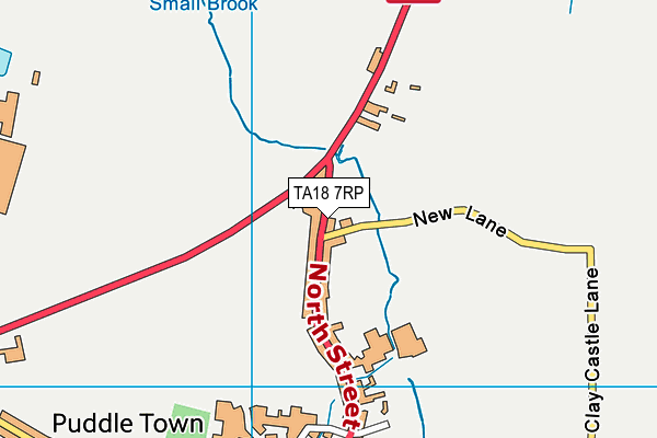 TA18 7RP map - OS VectorMap District (Ordnance Survey) TA18 7RP map - OS VectorMap District (Ordnance Survey)
