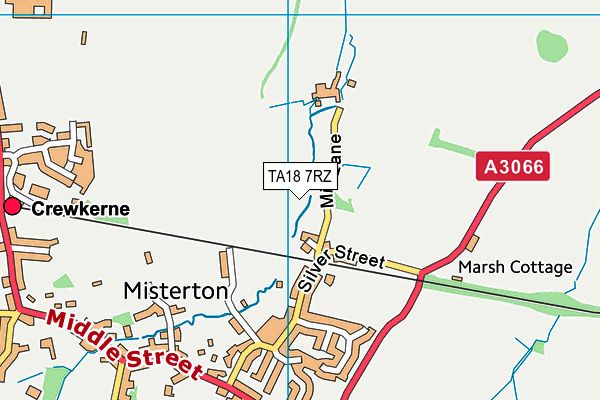 TA18 7RZ map - OS VectorMap District (Ordnance Survey) TA18 7RZ map - OS VectorMap District (Ordnance Survey)