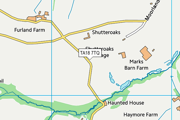 TA18 7TQ map - OS VectorMap District (Ordnance Survey) TA18 7TQ map - OS VectorMap District (Ordnance Survey)