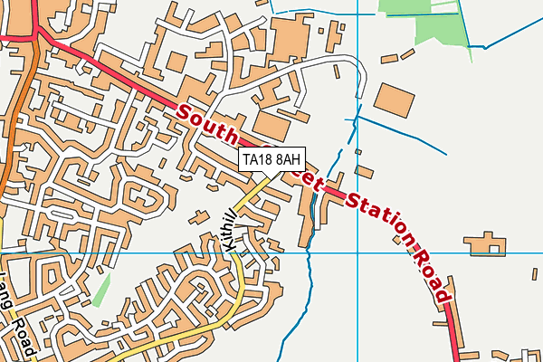 TA18 8AH map - OS VectorMap District (Ordnance Survey) TA18 8AH map - OS VectorMap District (Ordnance Survey)