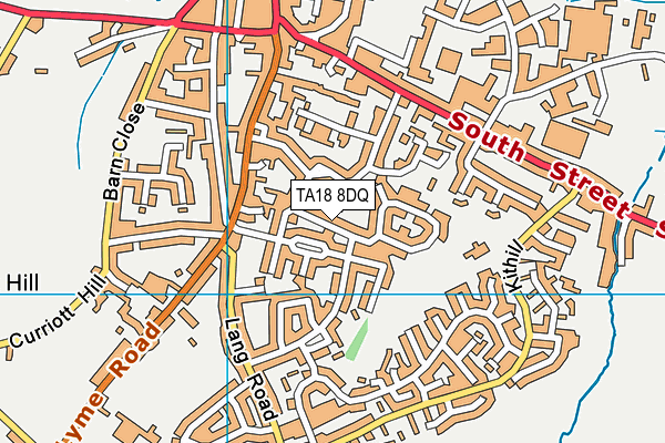 TA18 8DQ map - OS VectorMap District (Ordnance Survey) TA18 8DQ map - OS VectorMap District (Ordnance Survey)