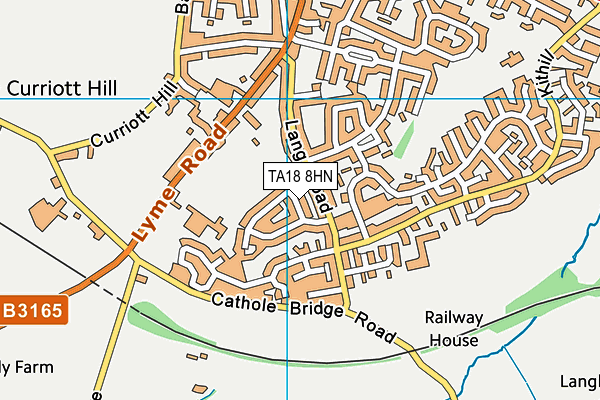 TA18 8HN map - OS VectorMap District (Ordnance Survey) TA18 8HN map - OS VectorMap District (Ordnance Survey)