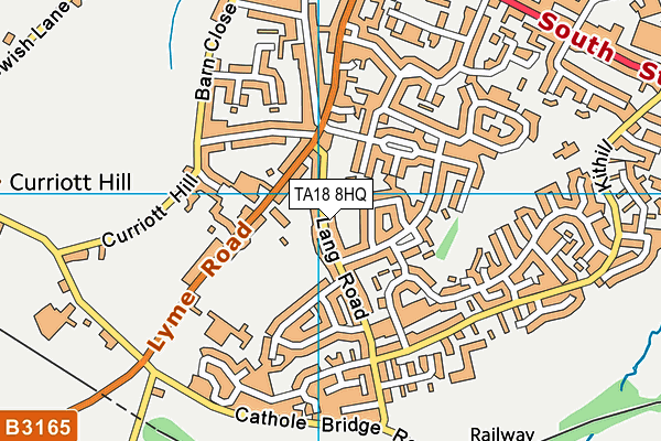 TA18 8HQ map - OS VectorMap District (Ordnance Survey) TA18 8HQ map - OS VectorMap District (Ordnance Survey)