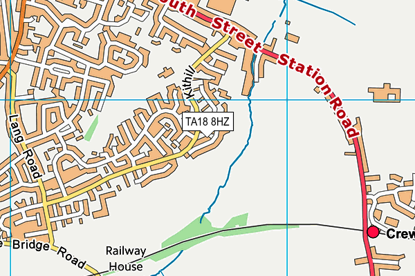 TA18 8HZ map - OS VectorMap District (Ordnance Survey) TA18 8HZ map - OS VectorMap District (Ordnance Survey)