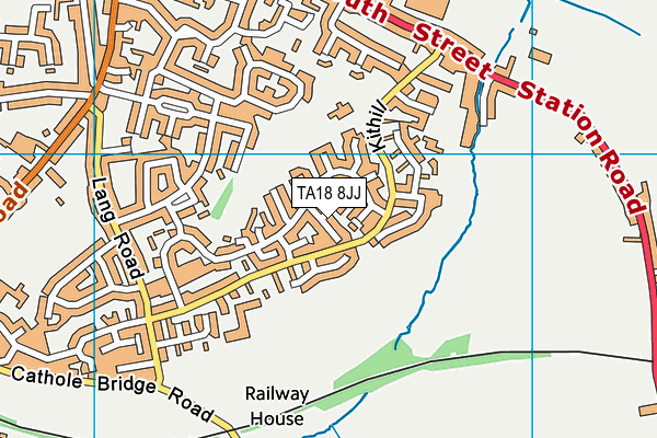TA18 8JJ map - OS VectorMap District (Ordnance Survey) TA18 8JJ map - OS VectorMap District (Ordnance Survey)
