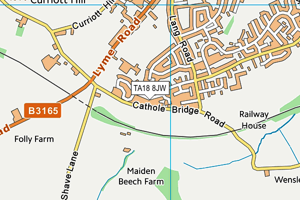 TA18 8JW map - OS VectorMap District (Ordnance Survey) TA18 8JW map - OS VectorMap District (Ordnance Survey)