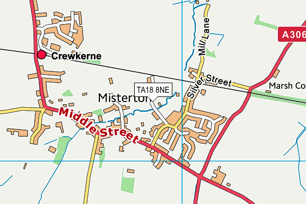 TA18 8NE map - OS VectorMap District (Ordnance Survey) TA18 8NE map - OS VectorMap District (Ordnance Survey)