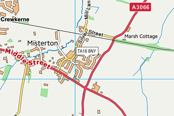 TA18 8NY map - OS VectorMap District (Ordnance Survey) TA18 8NY map - OS VectorMap District (Ordnance Survey)
