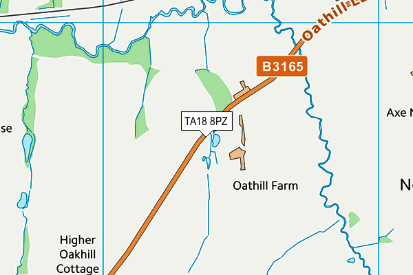 TA18 8PZ map - OS VectorMap District (Ordnance Survey) TA18 8PZ map - OS VectorMap District (Ordnance Survey)