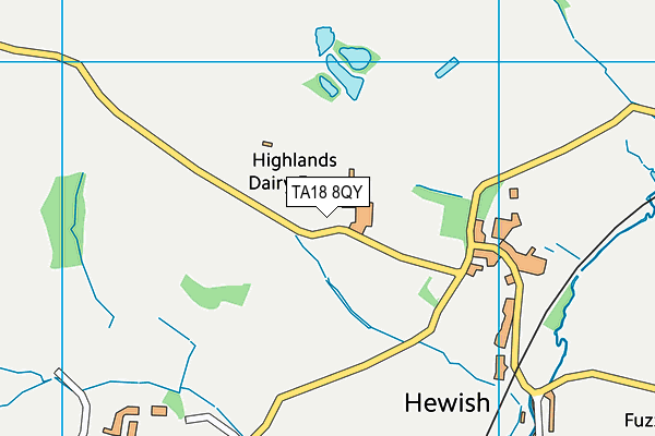 TA18 8QY map - OS VectorMap District (Ordnance Survey) TA18 8QY map - OS VectorMap District (Ordnance Survey)