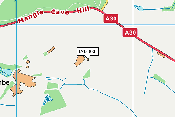TA18 8RL map - OS VectorMap District (Ordnance Survey) TA18 8RL map - OS VectorMap District (Ordnance Survey)