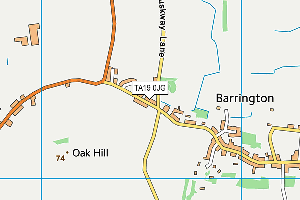 TA19 0JG map - OS VectorMap District (Ordnance Survey) TA19 0JG map - OS VectorMap District (Ordnance Survey)