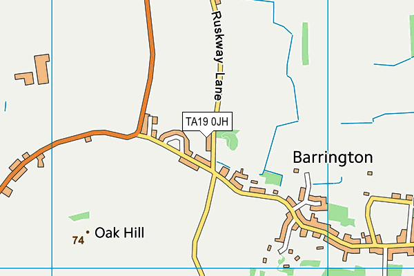 TA19 0JH map - OS VectorMap District (Ordnance Survey) TA19 0JH map - OS VectorMap District (Ordnance Survey)