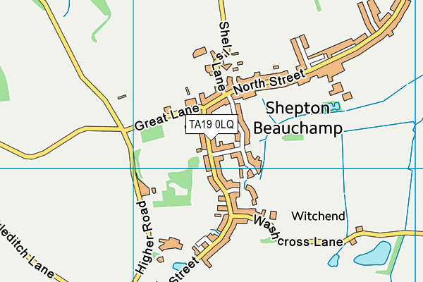 TA19 0LQ map - OS VectorMap District (Ordnance Survey) TA19 0LQ map - OS VectorMap District (Ordnance Survey)