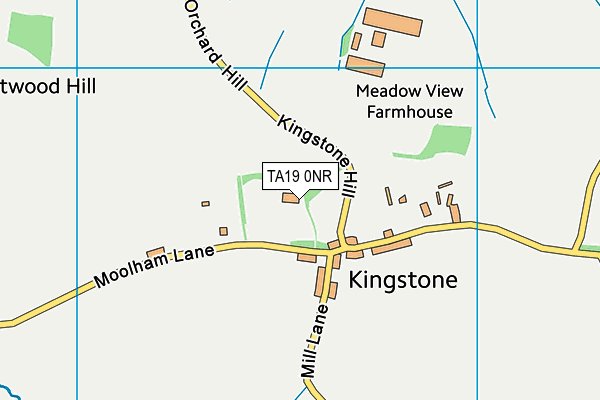 TA19 0NR map - OS VectorMap District (Ordnance Survey) TA19 0NR map - OS VectorMap District (Ordnance Survey)