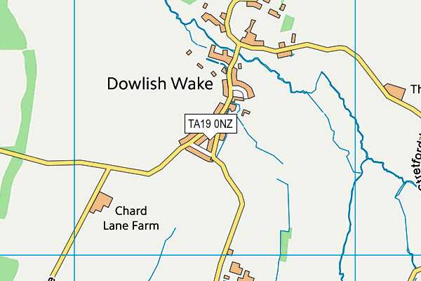TA19 0NZ map - OS VectorMap District (Ordnance Survey) TA19 0NZ map - OS VectorMap District (Ordnance Survey)