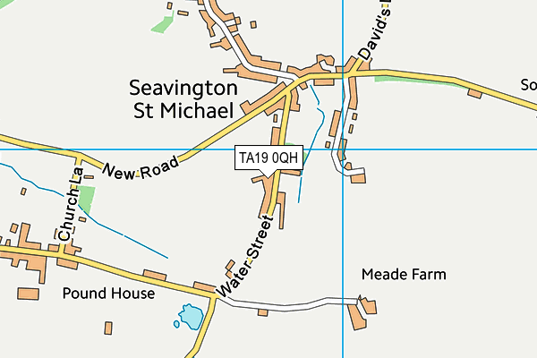 TA19 0QH map - OS VectorMap District (Ordnance Survey)