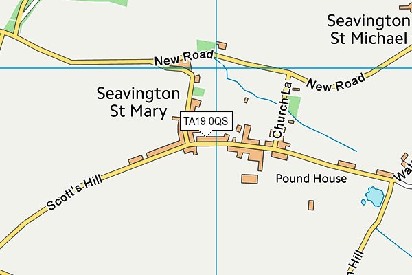 TA19 0QS map - OS VectorMap District (Ordnance Survey) TA19 0QS map - OS VectorMap District (Ordnance Survey)