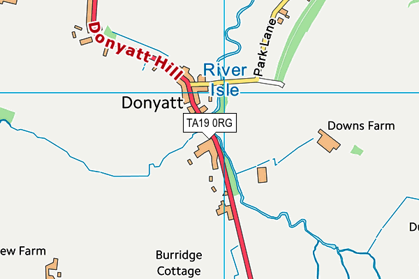 TA19 0RG map - OS VectorMap District (Ordnance Survey)