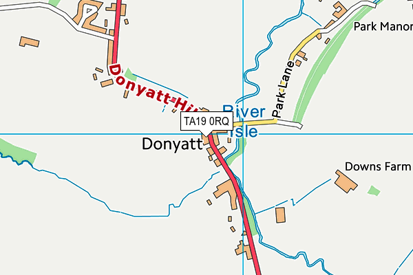 TA19 0RQ map - OS VectorMap District (Ordnance Survey) TA19 0RQ map - OS VectorMap District (Ordnance Survey)