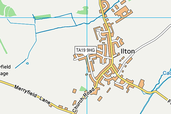 TA19 9HG map - OS VectorMap District (Ordnance Survey)