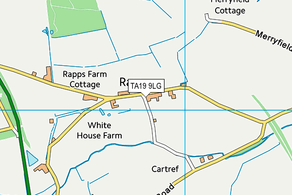 TA19 9LG map - OS VectorMap District (Ordnance Survey) TA19 9LG map - OS VectorMap District (Ordnance Survey)