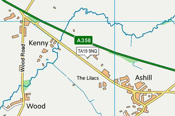 TA19 9NQ map - OS VectorMap District (Ordnance Survey) TA19 9NQ map - OS VectorMap District (Ordnance Survey)