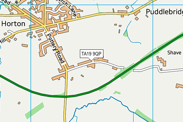 TA19 9QP map - OS VectorMap District (Ordnance Survey) TA19 9QP map - OS VectorMap District (Ordnance Survey)