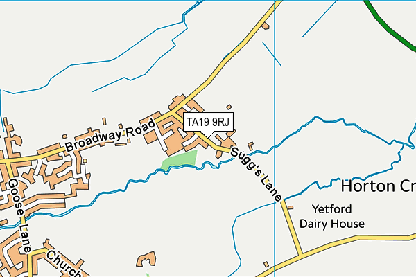 TA19 9RJ map - OS VectorMap District (Ordnance Survey) TA19 9RJ map - OS VectorMap District (Ordnance Survey)