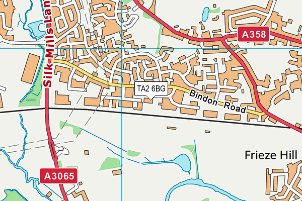 TA2 6BG map - OS VectorMap District (Ordnance Survey) TA2 6BG map - OS VectorMap District (Ordnance Survey)