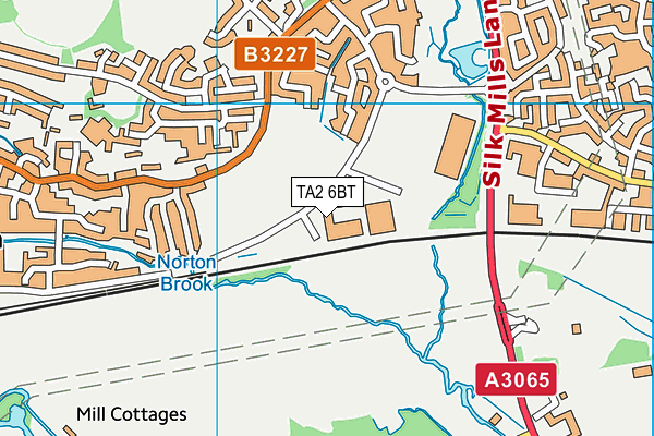 TA2 6BT map - OS VectorMap District (Ordnance Survey) TA2 6BT map - OS VectorMap District (Ordnance Survey)