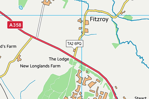 TA2 6PQ map - OS VectorMap District (Ordnance Survey) TA2 6PQ map - OS VectorMap District (Ordnance Survey)