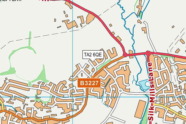 TA2 6QE map - OS VectorMap District (Ordnance Survey) TA2 6QE map - OS VectorMap District (Ordnance Survey)