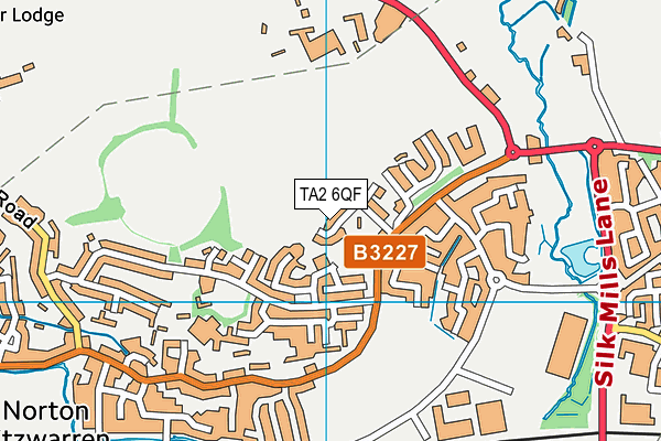 TA2 6QF map - OS VectorMap District (Ordnance Survey) TA2 6QF map - OS VectorMap District (Ordnance Survey)