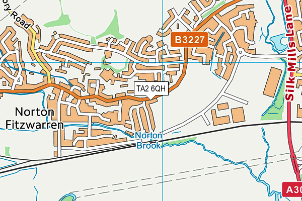 TA2 6QH map - OS VectorMap District (Ordnance Survey) TA2 6QH map - OS VectorMap District (Ordnance Survey)