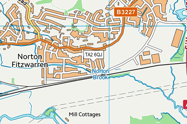 TA2 6QJ map - OS VectorMap District (Ordnance Survey) TA2 6QJ map - OS VectorMap District (Ordnance Survey)