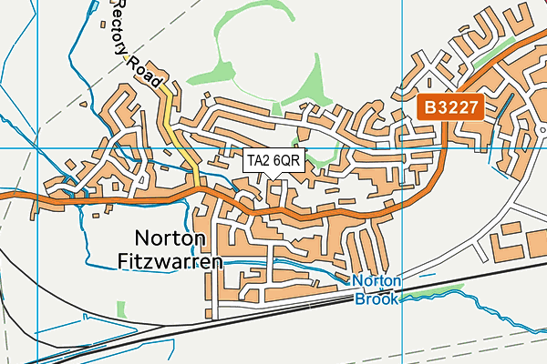TA2 6QR map - OS VectorMap District (Ordnance Survey)