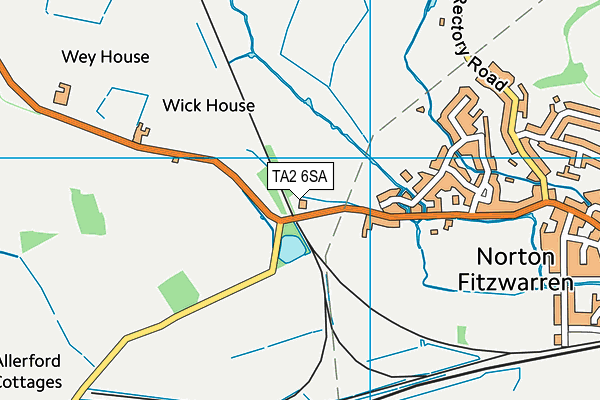 TA2 6SA map - OS VectorMap District (Ordnance Survey) TA2 6SA map - OS VectorMap District (Ordnance Survey)