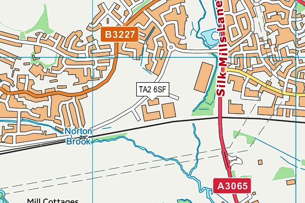 TA2 6SF map - OS VectorMap District (Ordnance Survey) TA2 6SF map - OS VectorMap District (Ordnance Survey)
