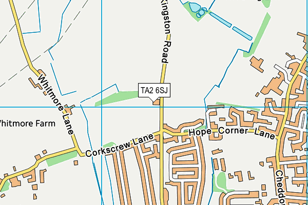 TA2 6SJ map - OS VectorMap District (Ordnance Survey) TA2 6SJ map - OS VectorMap District (Ordnance Survey)