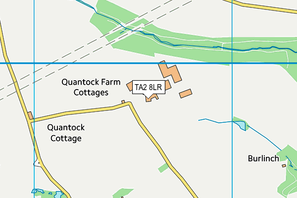 TA2 8LR map - OS VectorMap District (Ordnance Survey) TA2 8LR map - OS VectorMap District (Ordnance Survey)