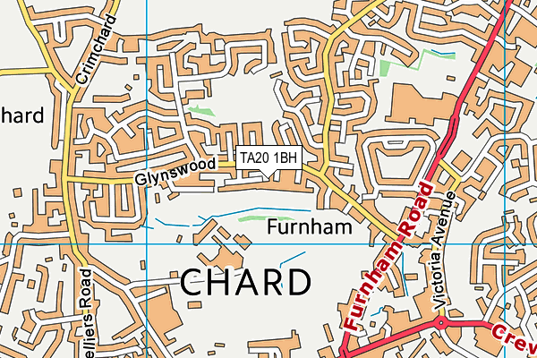 TA20 1BH map - OS VectorMap District (Ordnance Survey)