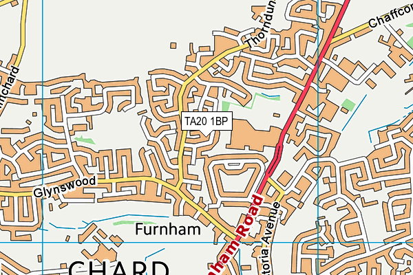TA20 1BP map - OS VectorMap District (Ordnance Survey) TA20 1BP map - OS VectorMap District (Ordnance Survey)